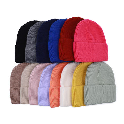 Ribbed Cuff K \u0026 Knitted Hats 