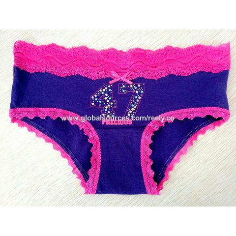 Buy Wholesale China Custom Teen Girls Hipster Underwear Children