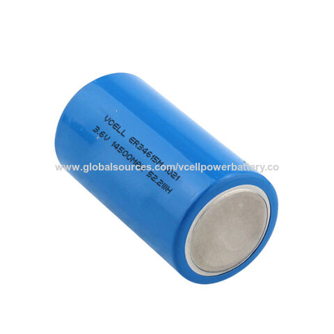 Pièces de batterie au Lithium 3.6v ER34615, accessoires de