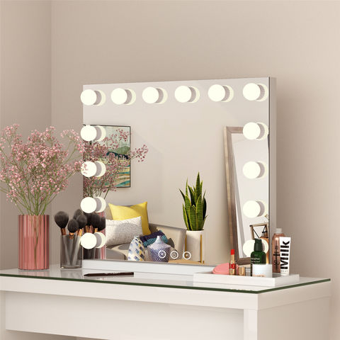 Hot Touchscreen Vanity Mirror Hollywood Style Dressing Table With 14 Bulbs Makeup Cosmetic Desktop China On Globalsources Com Makeup Mirror Cosmetic, Best Hollywood Style Makeup Mirror