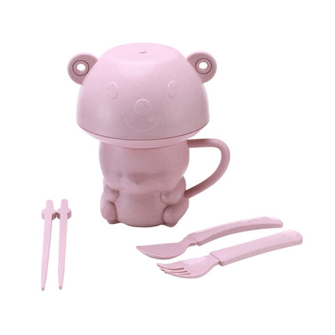 Bamboo Fiber Tableware Customized Cartoon Biodegradable Dinnerware Children's Tableware Set for sale at factory direct price