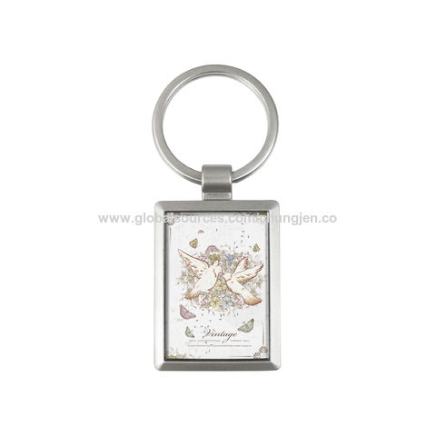 Square Photo Keychains Buy Wholesale Taiwan Customized Square Photo-frame Keyring & Photo ...