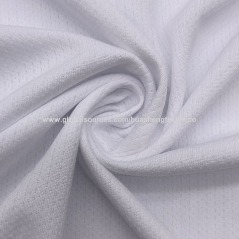 Fabric 100% Polyester Waterproof Recycle Quick Dry Fabric Knitted Jersey  Athletic Interlock Fabric for Sportswear