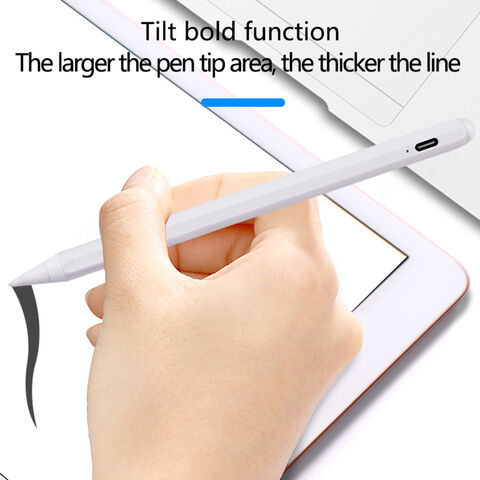 Universal Passive Stylus Pen Capacitive Pen Sensitive Touch Smooth Writing  Compatible with Android iOS Systems White 