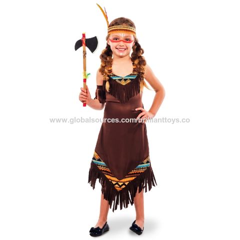 Disfraz India Niña Infantil Para Carnaval Fiesta Teatro Cumpleaños -  AliExpress