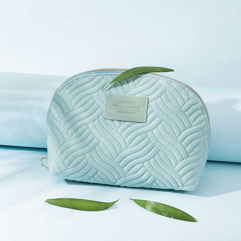 quilted makeup pouch