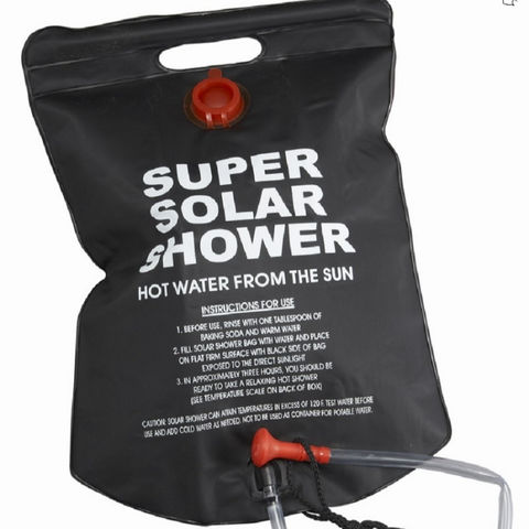 super solar shower bag