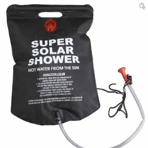sun shower bag