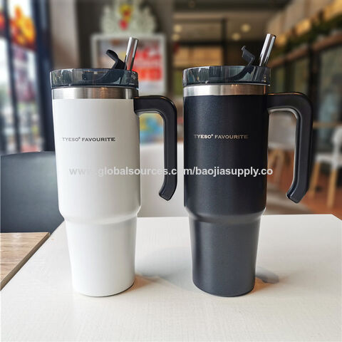 Wholesale Insulated Tumbler Mug Cup With Handle & Straw Lid 32 oz