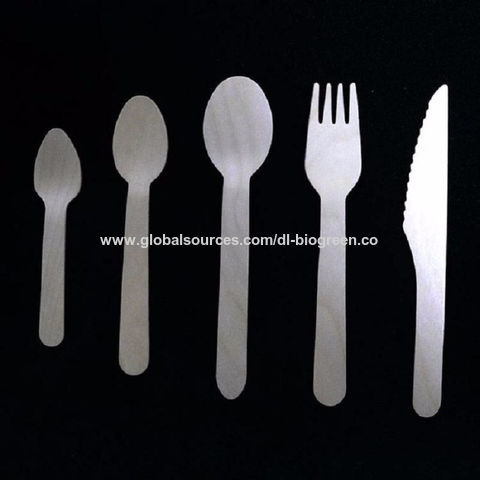 Compostable Cutlery Set: 100 Forks, 50 Knives, 50 Spoons - Perfect