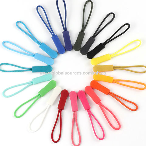 Buy Wholesale China Zipper Pull Tab Multiple Colors Rubber Zipper ...