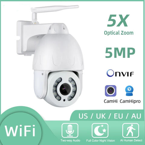 Camhipro Surveillance Camera 5x Optical Zoom Outdoor Camera 4g 5g