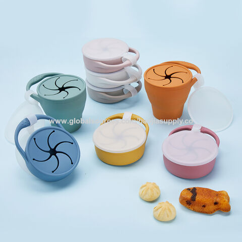 Silicone Snack Cups for Toddlers, Baby Snack Containers, Kids