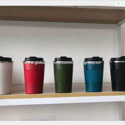 16oz Travel Coffee Mug with Mag Slider Lid Double-Wall Coffee Mug