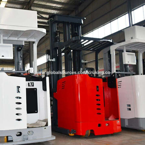Apilador Eléctrico Retráctil Tipo Contrapeso CRUKING 1 Tonelada MF10 - Carretilla Elevadora Retráctil Eléctrica for sale at factory direct price