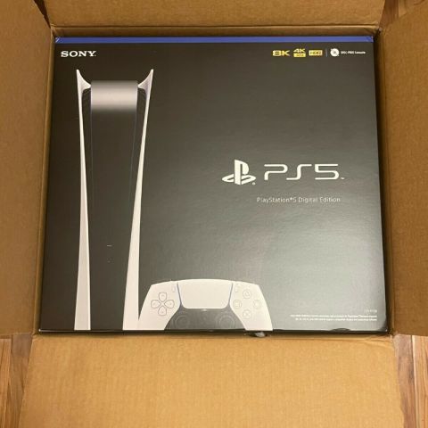 Sony PlayStation 5 PS5 Slim Digital Edition 1TB Console White By FedEx