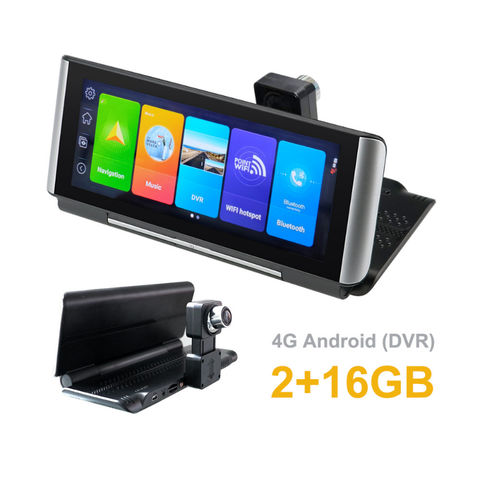 10 inch Touch Screen 1080P HD Dual Lens 4G WiFi Android 8.1 GPS Navigation  ADAS Car DVR Rearview Mirror Camera Video Recorder Dash Cam Wholesale