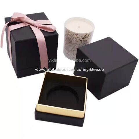 Custom Luxury Square Black Gift Paper Scent Candle Boxes Packaging Luxury  Packing Candle Packaging Box for Candle Jar - China Packing Box and Paper  Gift Box price