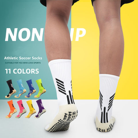 Men's Slip Football Socks Athletic Long Socks Absorbent Sports