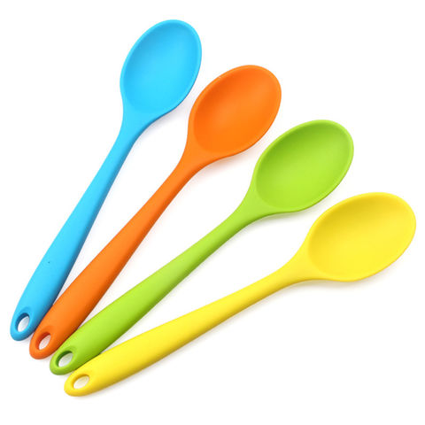 Buy Wholesale China Baby Utensil Set, Silicone Trainer Spoons For