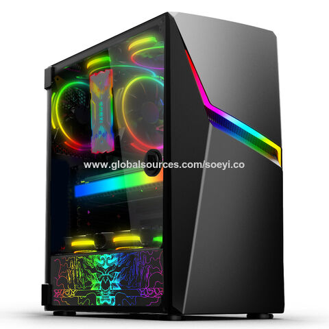 Colorful RGB Strip Panel USB3.0 Micro ATX Gaming Computer Case - China  Desktop Computer Case and Matx PC Case price
