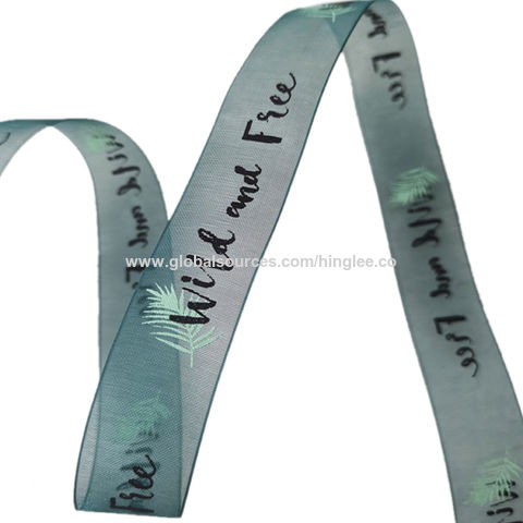 wholesale korean version printed organza ribbon