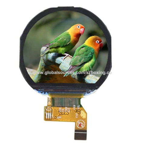 Circular/round 1.26-inch Tft Lcd Module With 320x320 Resolution And ...
