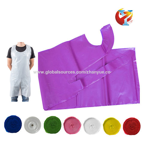 Poly Disposable Aprons, 24x42
