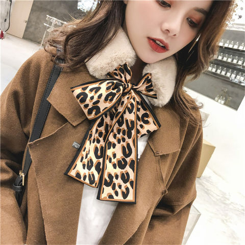 وشاح بياقة من الفرو الصناعي بنقشة جلد النمر for sale at factory direct price