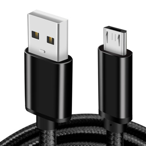 2 Meters 90 Degree Left Angle Micro USB Male to USB A Male Data Extension Power Cable for Android Phone Tablet 2m,2m 