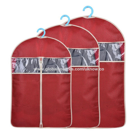 Housse de protection anti-poussière pour vêtements, sac à vêtements transparent, housse de suspension pour vêtements, sac anti-poussière for sale at factory direct price