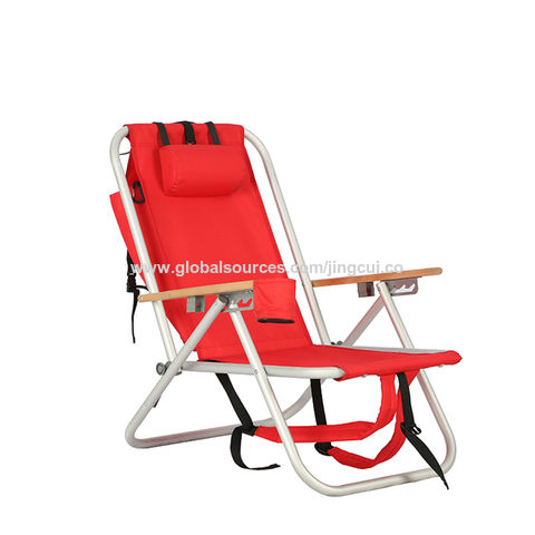 Bulk Buy China Wholesale New Design Fabric Folold Portable Fishing Chairs  For Outdoor Aluminum Lounge Chair With Armrest $18.08 from Zhejiang Kejie  Houseware Product Co., Ltd