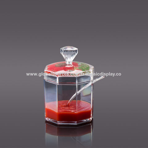 Buy Wholesale China Kitchen Condiment Container Set Clear Acrylic