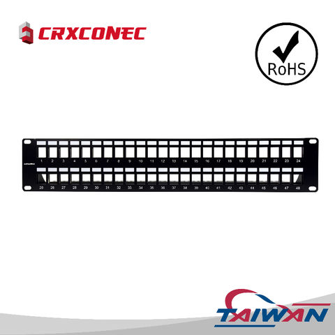 RJ45 Patch Panel And Cable Management  Top-Quality Structured Cabling &  Fiber Solutions by CRXCONEC