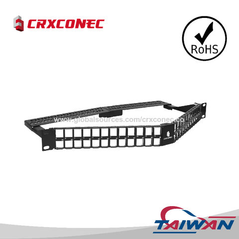 RJ45 Patch Panel And Cable Management  Top-Quality Structured Cabling &  Fiber Solutions by CRXCONEC