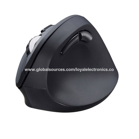Souris optique ergonomique sans fil 1600 dpi 2,4 GHz pour gauchers, Souris  sans-fil