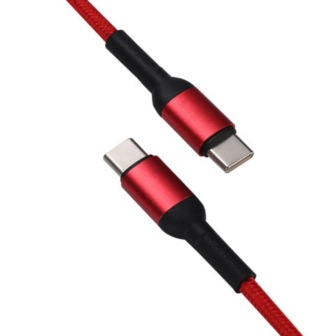 Cable USB-C Carga Rápida 2.4A 100cm Nylon Trenzado Conector