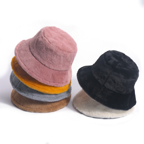 Factory Direct High Quality China Wholesale Women Winter Bucket Hat Vintage  Cloche Warm Faux Fur Wool Outdoor Khaki Fisherman Hats $0.6 from Fujian U  Know Supply Management Co., Ltd