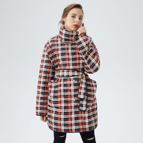 Fashion Long Ladies Plaid Jacket Women s Winter Down Coat Buy China Wholesale Down Coat 45.8 Globalsources