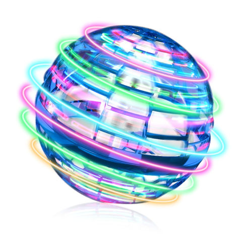 Palla Volante Giocattoli Incorporato LED RGB Dritto per Bambini Adulto Esterno e Interno Mini Drone Flying Ball Spinner 360 ° Girevole UFO hctaw Flynova PRO Flying Orb Rosso 