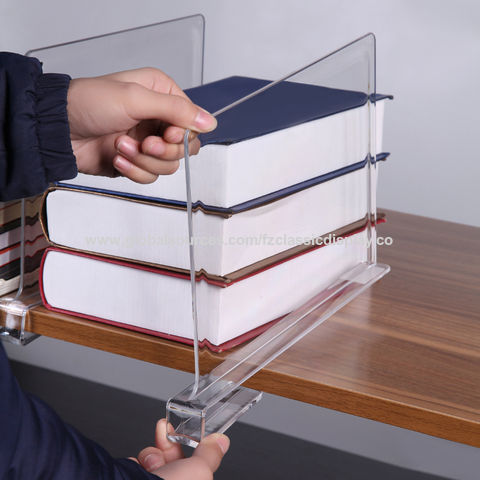 Lot De 20 Séparateurs D'étagères PVC Transparent - 30x12 Cm, Avec Fente étiquette - Pour Magasin, Bureau, Rangement - 5