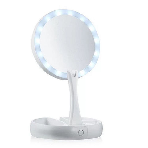 Makeup Mirror On Globalsources, 60 Vanity Mirror White 10x 1x Magnification