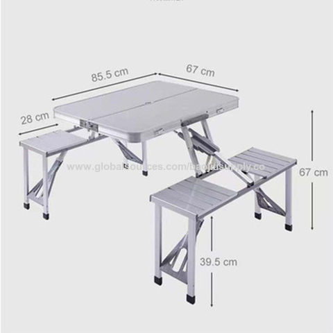 Aluminum Alloy Table And Chair 