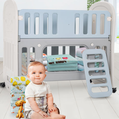 Buy Standard Quality China Wholesale Modern Nursery Baby Furniture Adjustable Newborn Sleeping Side Panel Foldable Crib huge Storage Area 60 Direct from Factory at Ningbo Abst Daily Products Co. Ltd. ...