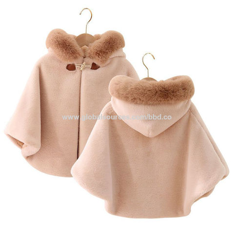 Autumn Winter Girl s Hooded Cape Coats Buy China Wholesale