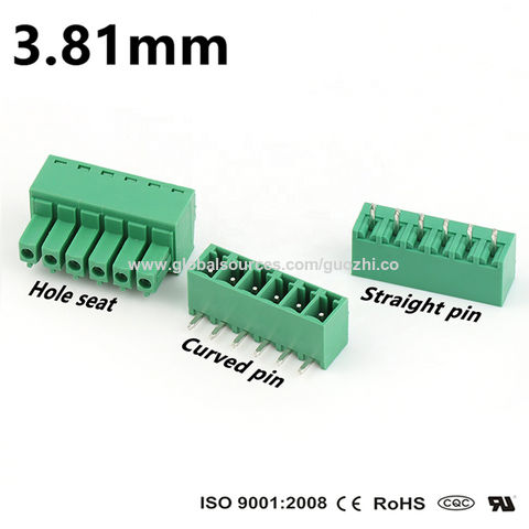 10×5.08mm PCB Pluggable Terminal Block Screw Connector 2P-16P 90 Angle/Straight 