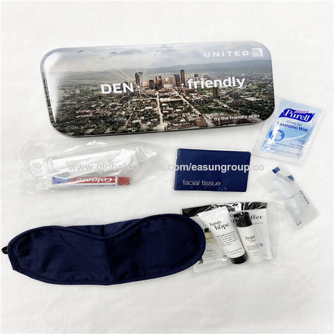 Airplane Travel Kit Airlines Overnight Items Airline Amenity Kit Bag -  China Amenity Kit Airline and Amenity Airline Bag price