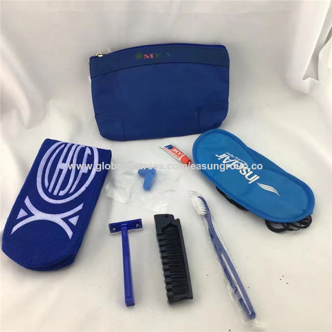Wholesale Airline Overnight Kit Including Disposable Accessories 