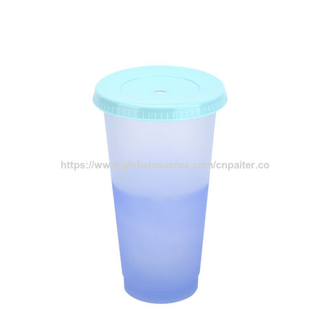 Novos Copos de Plástico Personalizados Que Mudam de Cor Fria Sem BPA de Venda Quente for sale at factory direct price