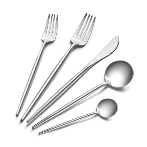 Buy Wholesale China Elegant Eating Utensils Polished Knives Spoons Forks Set  26-piece Stainless Steel Flatware Sets & Stainless Steel Flatware Sets at  USD 16.85